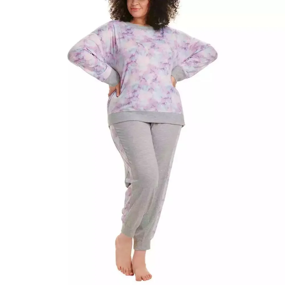 New! Splendid Women's Pus 2-Piece Ultra Soft PJ Printed Pajama Lounge Set